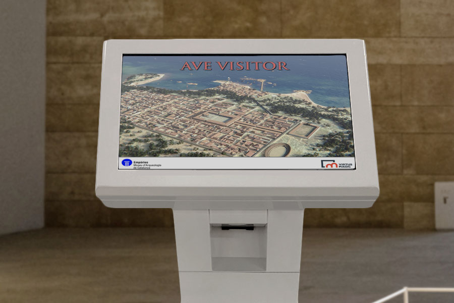 Interactive touch screen kiosk
